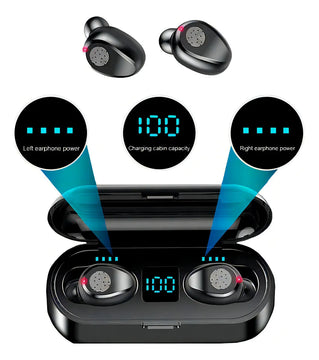 Audifonos Bluetooth F9-5 2022 + Power Bank 2000 Mah