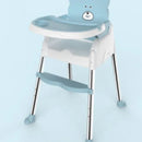 Silla Comedor Para Bebe Multifuncional 5 En 1 + Obseq Bz-506 Color Azul Ninos
