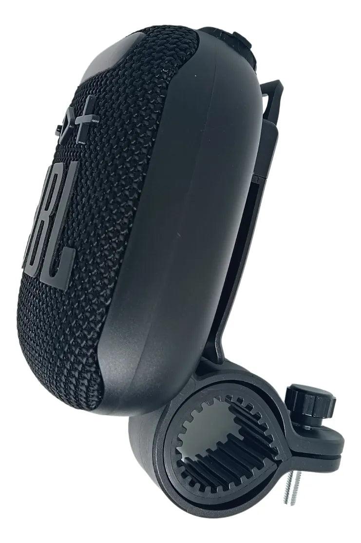 Parlante Pro Para Moto Bicicleta Bluetooth Con Pantalla Negro