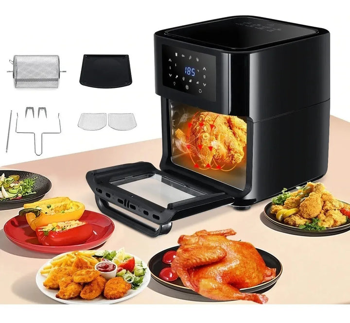Freidora Sin Aceite Airfryer Xxl Horno 12 Litros Capacidad Negro