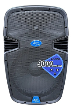 Cabina Activa 15 Audio Sound As-900 Base Y Micrófono 9000w Negro