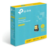 Adaptador De Red Tplink Nano Usb N 2.4 Ghz, 150mbps