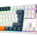 Teclado Gamer Redragon Trundle K668wbo Rgb Spanish Teclado Blanco Idioma Español