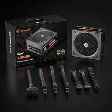 Fuente Poder 850 Certificada 80+ Oro Gold Full Modular 850w Color Negro