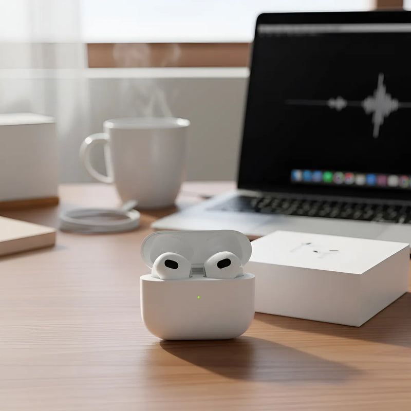 Audífonos Bluetooth 4 Gen Compatible Con Android Y Iphone Blanco