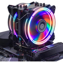 Cpu Cooler Rbg Alseye 120 H120d Led Azul Claro