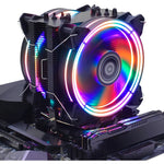 Cpu Cooler Rbg Alseye 120 H120d Led Azul Claro
