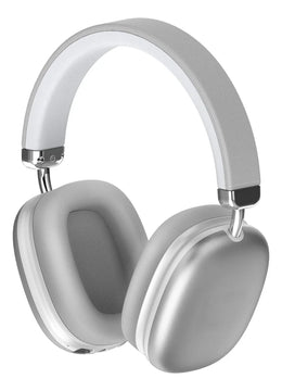 Audífonos Bluetooth Inalámbricos Movisun K20 Diadema Color Plateado