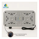 Fogon estufa electrica portatil 2 puestos 2000W cada puesto cocina blanca eficiente compacta duradera resistente facil limpieza rapida conexion uso hogar oficina comedor departamentos