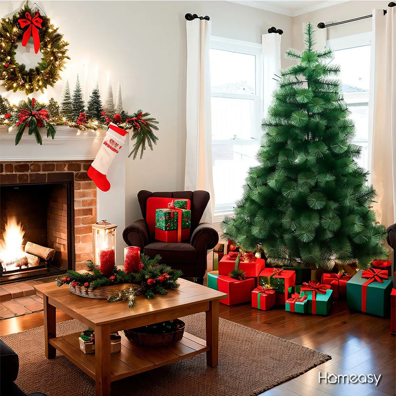 Árbol De Navidad Artificial Verde Calidad Premium 1.80 M