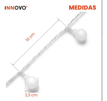 Luces Navideñas Control Remoto App 10m Rgb Secuencial Multicolor