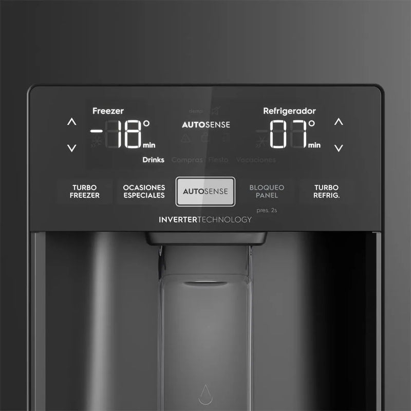 Nevecón Electrolux No Frost Side By Side 423l Inverter Negro