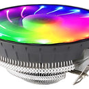Disipador De Calor De Ventilador De Cpu Rgb Led Para Intel Negro