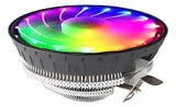Disipador De Calor De Ventilador De Cpu Rgb Led Para Intel Negro