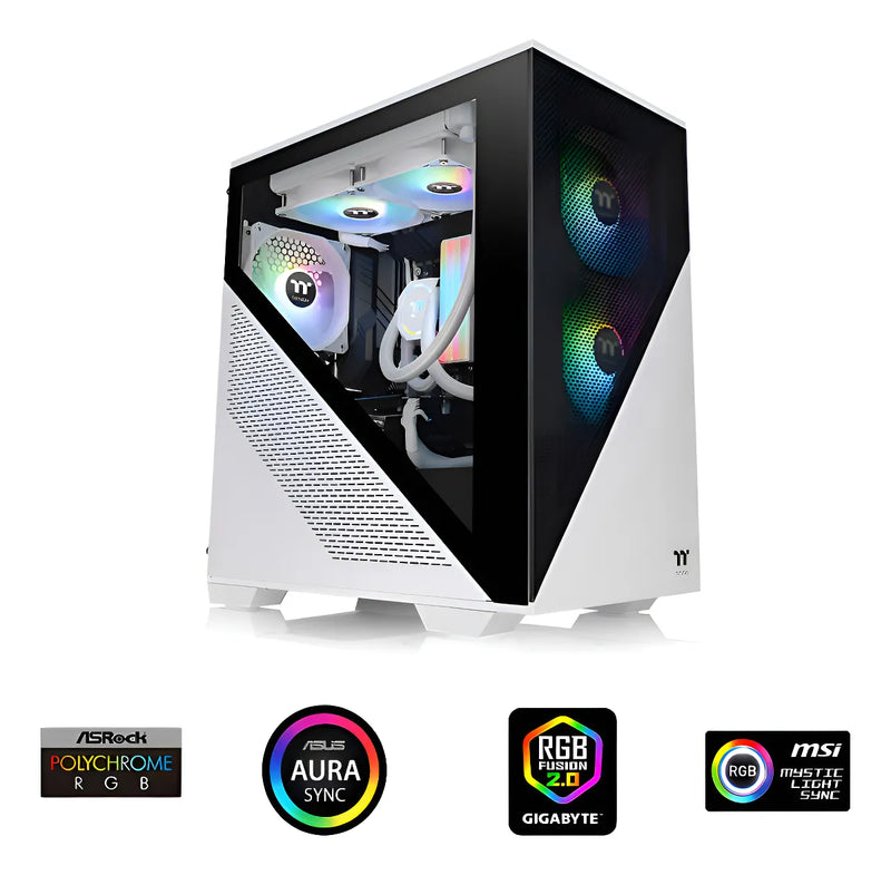 Microchasis Thermaltake Divider 170 Tg Blanco Argb + 2 Venti