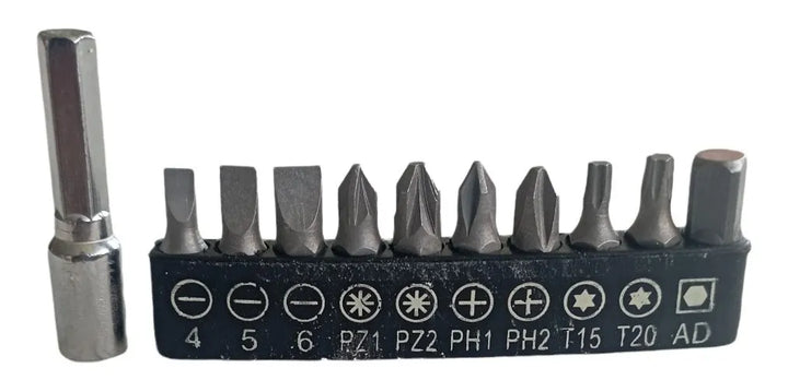 Destornillador Atornillador Eléctrico Inalambrico Recargable Negro