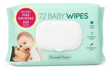 Pañitos Humedos Bebe Personal Choise *72 Toallitas Humedas