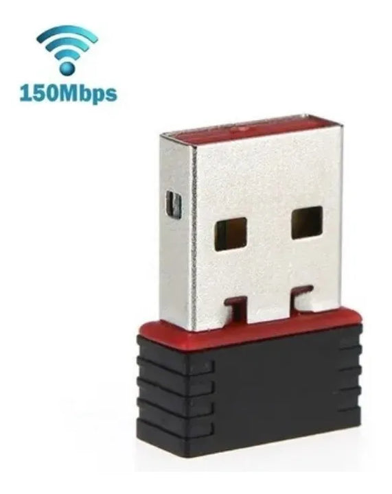 Adaptador Usb 2.0 Wifi Antena Interna 150mbps Mini Placa