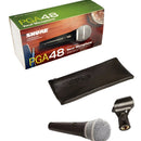 Micrófono Dinámico Shure Pga48 Vocal Cardioide Profesional Color Negro