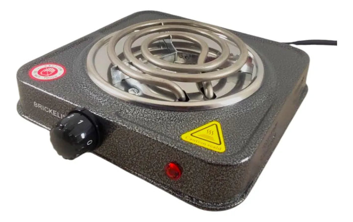 Estufa Eléctrica Mini Hornilla De 1 Puesto 5 Niveles Cocina Negro