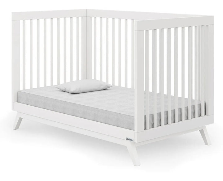 Cuna A Cama Infantil Dadada Soho 3 En 1 Convertible Madera Blanco