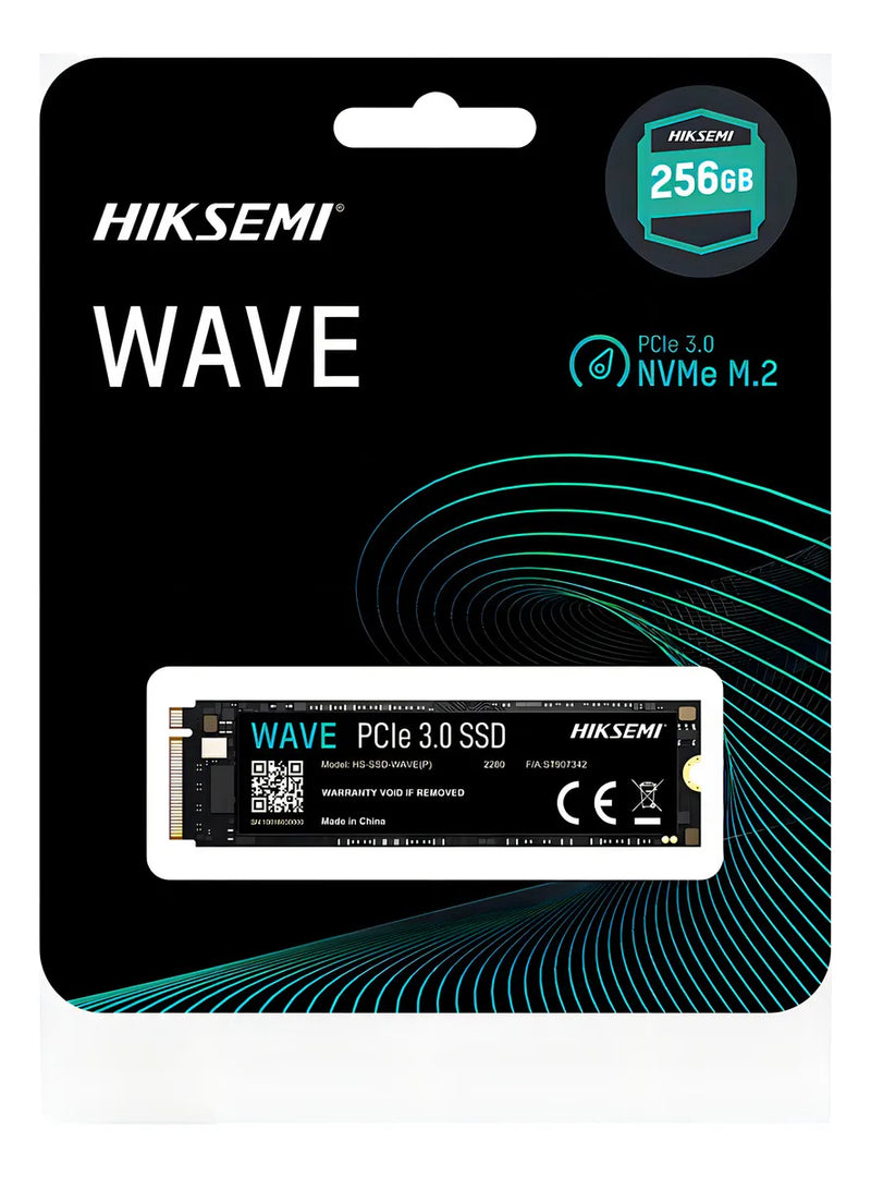 Unidad De Estado Sólido Hiksemi Hs-ssd Wave(p) Pcie3 256gb Color Negro