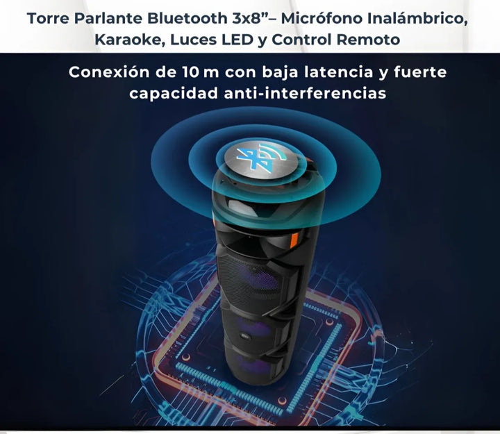 Parlante Torre Seisa Yx-s8301 150w Inalámbrico Negro