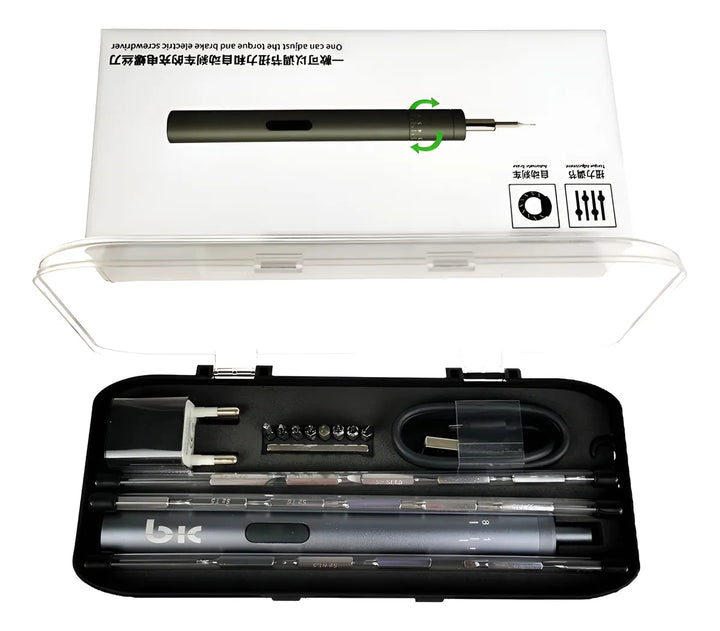 Set Destornillador Eléctrico Mini 27 Pzs Servicio Móvil - Gris