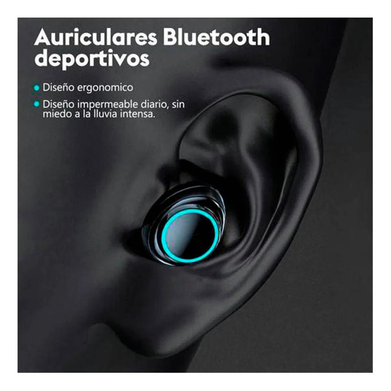 Audífonos Tws Bluetooth Gamer M25 Negros Inalámbricos