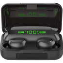 Fone de ouvido in-ear sem fio TWS F9-5 BTH-F9-5 negro