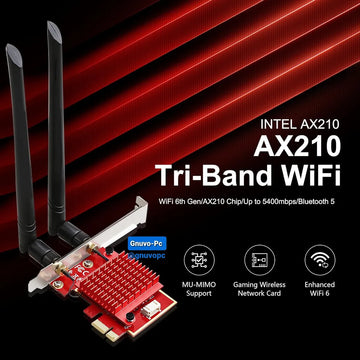Tarjeta Pci Express Wifi 6e Bluetooth 5.3 Redes 5 6 Ghz Wpa3