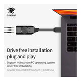 Tarjeta De Sonido Gamer Usb De 7.1 Control Vol Gs3 Mark Ii