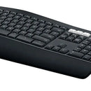 Kit de teclado y mouse inalámbrico Logitech MK850 Español Latinoamérica de color negro