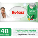 Toallitas Húmedas Huggies Limpieza Efectiva - 48 Un