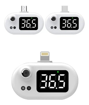 Mini Termómetro Digital Para Teléfono Móvil Con Pantalla Led