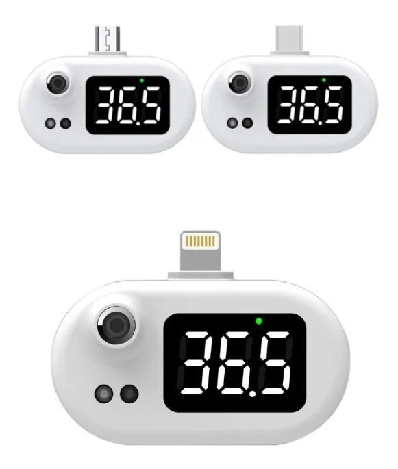 Mini Termómetro Digital Para Teléfono Móvil Con Pantalla Led