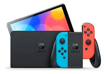 Nintendo Switch Oled 64gb Standard Color Rojo Azul Neón Color Rojo neón/Azul neón/Negro