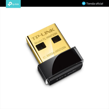 Tp-link, Tarjeta De Red Usb Nano Wifi 150mbps, Tl-wn725n