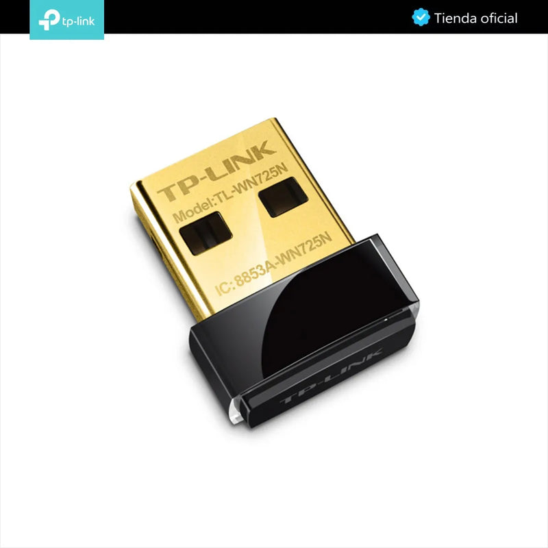 Tp-link, Tarjeta De Red Usb Nano Wifi 150mbps, Tl-wn725n