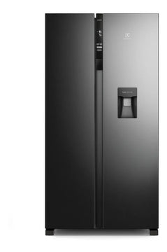 Nevecón Electrolux no frost side by side 528L inverter negroERSA53K3HVB