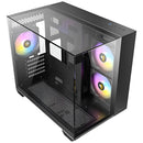 Gabinete Antec Cx600m Trio Argb Mini Tower Itx 3 Fan Argb Negro