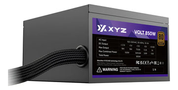 Fuente De Poder Certificada Xyz Volt 850w 80+ Bronce Negro