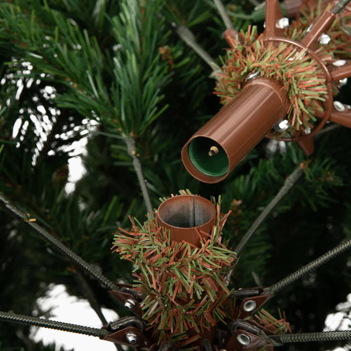 Papyrus Arbol De Navidad Artificial Preiluminado De 7 Pies,