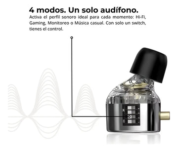 Audífonos Kz Castor Bass Edition Microfono In Ear 4 Driver Negro