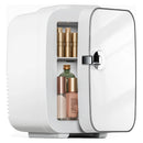 Sweetcrispy Hh2swczxbxwt Mini Nevera Blanca Refrigerador Pequeno Portatil de 4