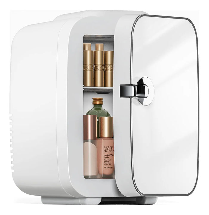 Sweetcrispy Hh2swczxbxwt Mini Nevera Blanca Refrigerador Pequeno Portatil de 4