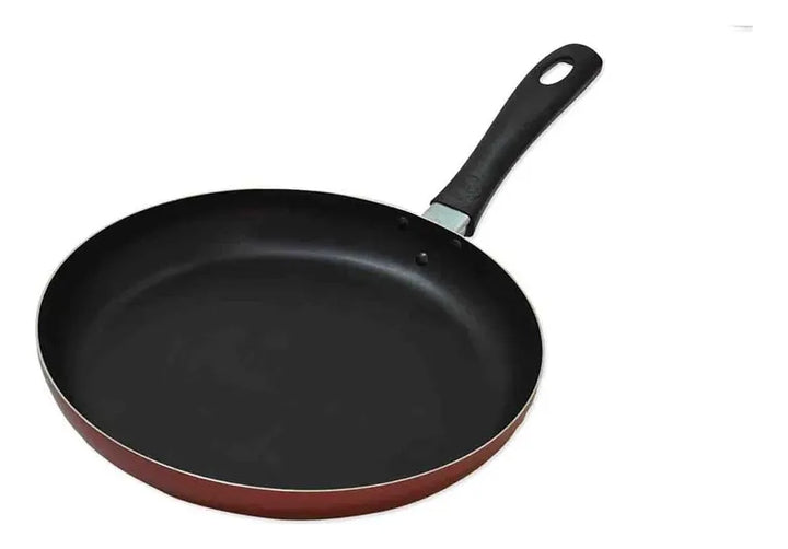 Sarten Ilko Just Cook 24cm Antiadherente Con Tapa De Vidrio Color Rojo