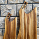 Tabla De Cortar En Madera Teca 100%natural Tabla Hacha Pequeña