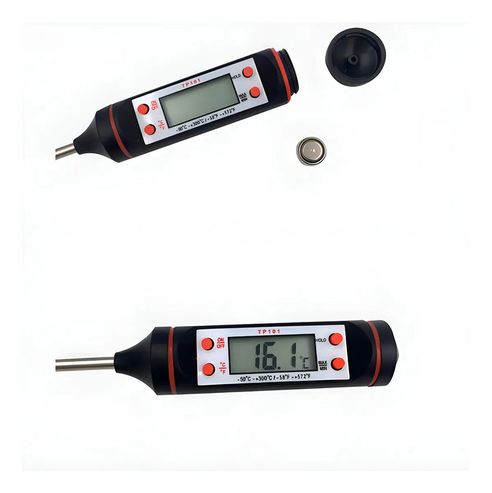 Termómetro Digital De Cocina Gastronómico .. Color Negro