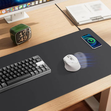 Mouse Pad Ultra Silencioso Con Carga Inalámbrica